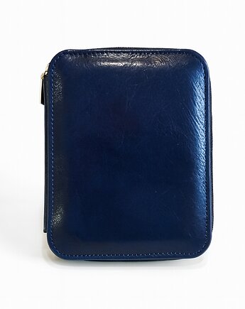 Etui na 7 piór lub długopisów do 12 cm długości - granatowe, Lamato