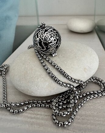 Naszyjnik kulka na łańcuszku, Ade Art