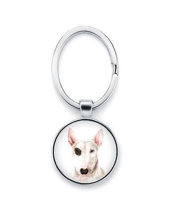 Brelok z grafiką BULL TERRIER rasowy pies, laluv
