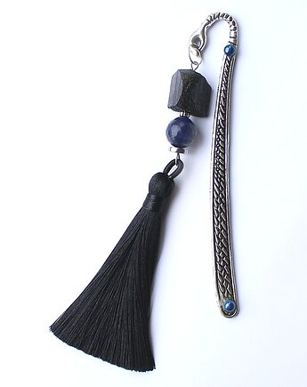 Zakładka - Surowy turmalin, sodalit, hematyt, KEIT