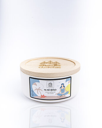 Na fali spokoju - kominkowa świeca rzepakowa, Dzikilas