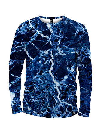 Koszulka Longsleeve Męska DR.CROW Marble Blue, DrCrow