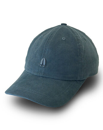 GEKON 6 panel - niebieska bawełniana czapka z daszkiem dad cap, OSOBY - Prezent dla Chłopaka
