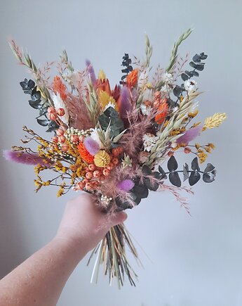 Bukiet z suszonych kwiatów wielobarwny, Mudryk Viktoria Dried Flowers