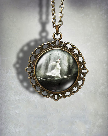 Medalion - Magiczny las - romantyczny, brąz, yenoo