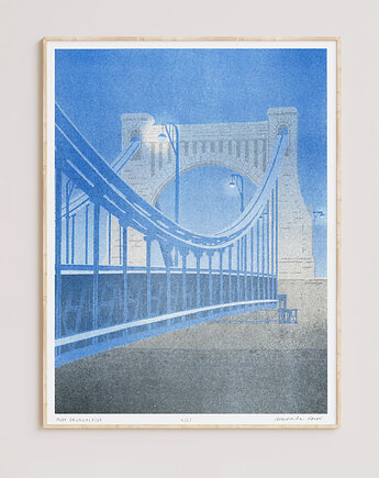 Plakat RISO Most Grunwaldzki, Weronika Reroń