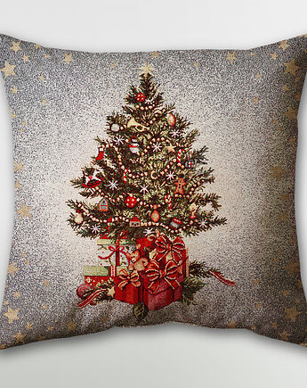 Poduszka ozdobna gwiazdkowa z choinką, MOJAMAJA