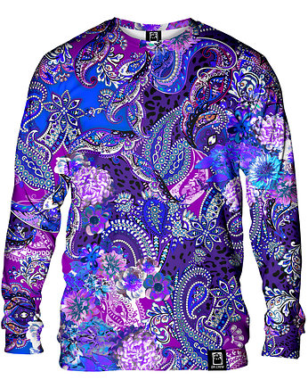 Bluza Bez Kaptura Męska DR.CROW Purple Paisley, DrCrow