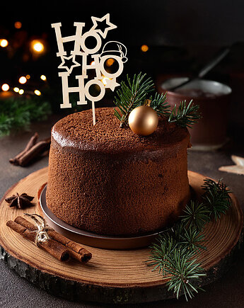 Topper świąteczny Ho Ho Ho do prezentów, Decorify