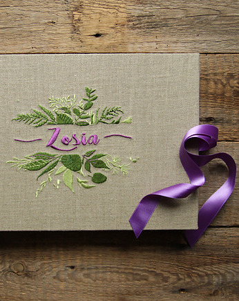 Album dziecka haftowany, papirell
