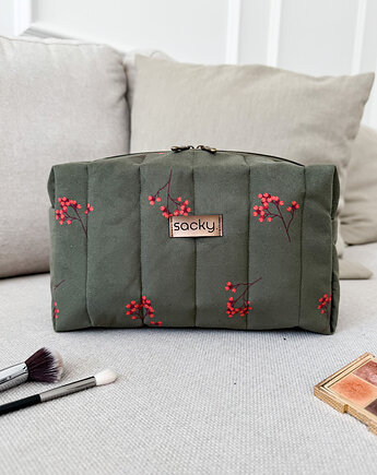Kosmetyczka pikowana jarzębina, sacky bag