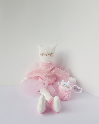 Kotek  - baletnica z malutkim koteczkiem, ReArt
