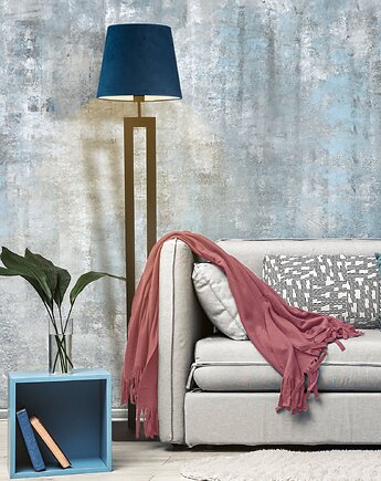 Designerska lampa stojąca do salonu VEGAS VELUR, LYSNE