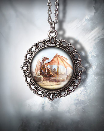 Medalion - Smok - romantyczny, yenoo