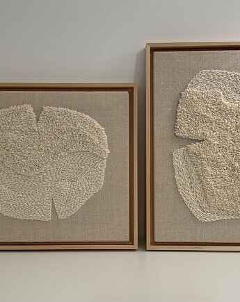 Obraz tkany techniką punch needle, Ovca Studio