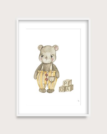 Plakat 30x40 "Retro Teddy", Pookys world