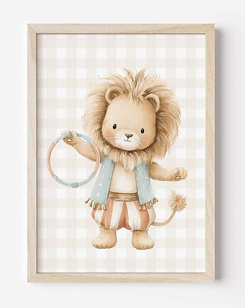 Plakat Na Ścianę Dla Dzieci Bajkowy Cyrk nr. 3, Dekoracjan