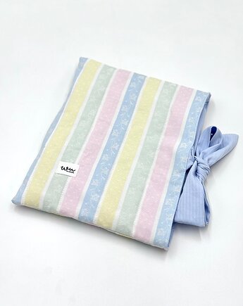 Otulacz na książkę Pastele, wu handmade