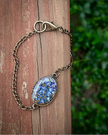 Bransoletka z niezapominajkami, Figa handmade accessories