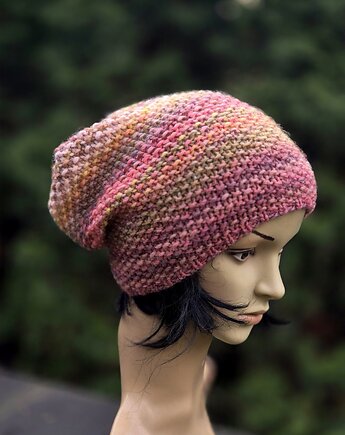 Salmon / ryżówka, agat handmade