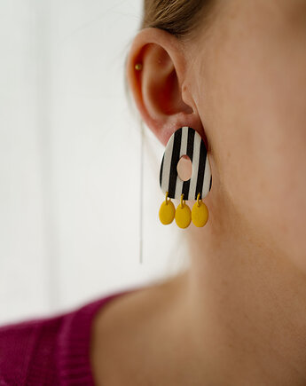 Wiszące kolczyki w skandynawskim stylu, Dwie Gliny