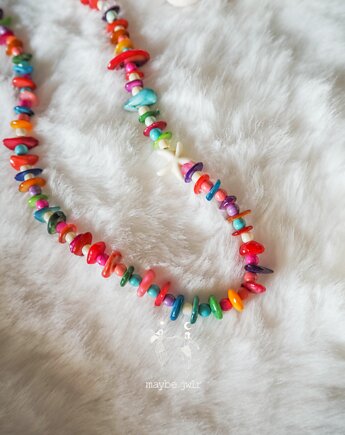 Naszyjnik z nieregularnych kamieni z rozgwiazdą, MAYBEJWLR