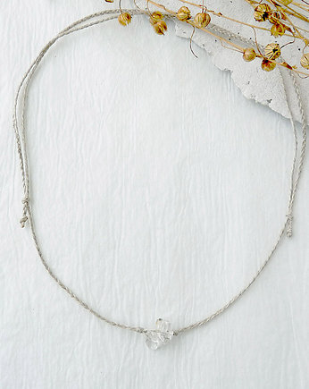 Kryształ górski naszyjnik simple, galeria nuit