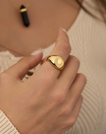 Pierścionek- srebro 925 pozłacane, Coccola JEWELLERY