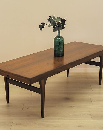 Stolik palisandrowy CFC Silkeborg z wysuwanym blatem, lata 60., Przetwory design