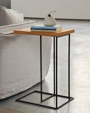Stolik pomocniczy dębowy, Projekt Loft
