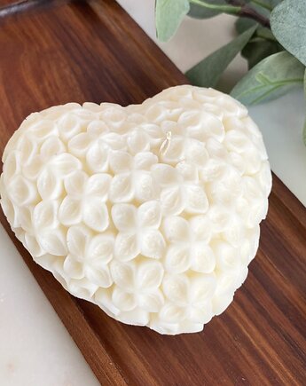 Świeca sojowa dekoracyjna "Rose Heart" 98x42mm, Coccola JEWELLERY