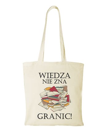 Torba bawełniana "Wiedza nie zna granic", Fotobloki and decor