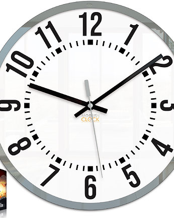 Zegar  ścienny Oskar szary 30cm, ModernClock