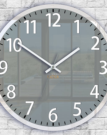 Zegar ścienny Louis szary 30cm, ModernClock