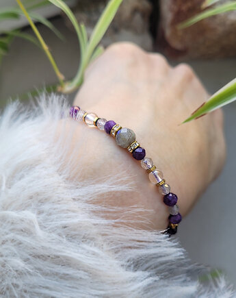 Szczęśliwy związek- z Labradorytem i Ametystem, Seylla pracownia