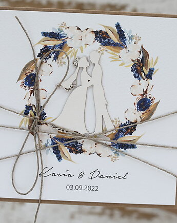 Kartka ślubna z personalizacją - Kartka na ślub, sorte
