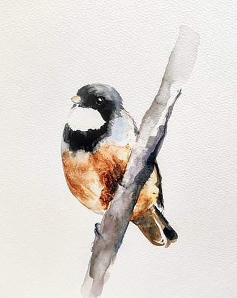 Akwarela fletówka, Wiktoria Borys Art