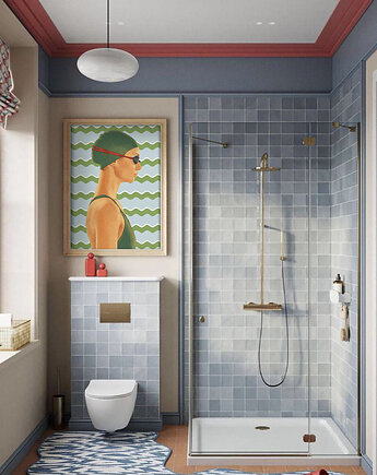 Pływaczka - obraz na płótrnie lub plakat, Dekoracje PATKA Patrycja Kita