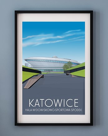 Plakat KATOWICE, A. W. WIĘCKIEWICZ