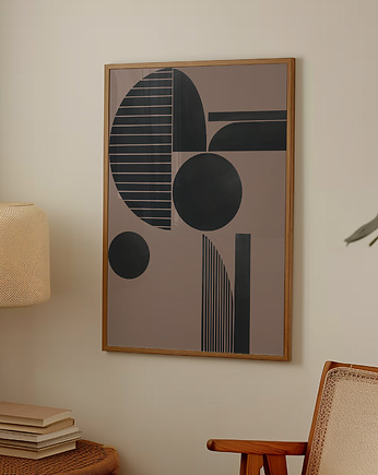 Plakat Black abstract no.3, Anna Szondelmajer