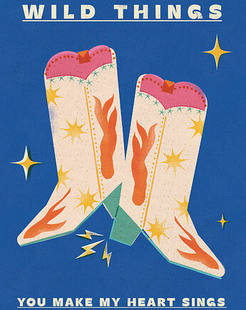 Plakat Wild things, MUKI design