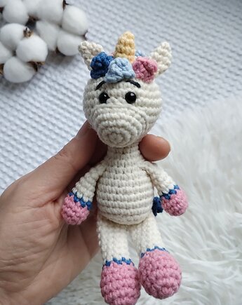 Mini jednorożec, unicorn, szydlAnki