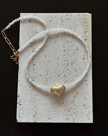 Naszyjnik  Jadeit Serce, Chmolowska Jewellery