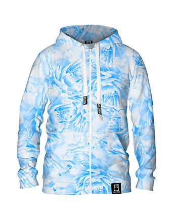 Męska Bluza Expres Zamek DR.CROW Peonies Blue, DrCrow