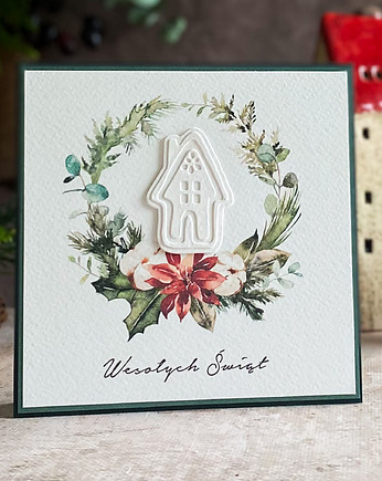 Personalizowana kartka na Boże Narodzenie, BN 22F, Anna Art and Crafts