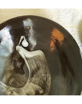 Duża misa Nigra Unikat, CeramicPole