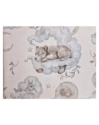 Album na zdjęcia Mis na chmurce 60 stron 24.5x30.5 cm beż, Pracownia Introligator Gliwice