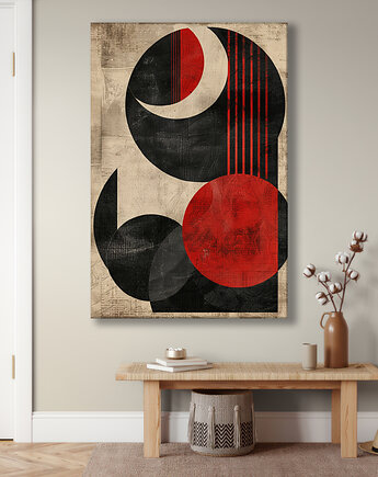 Geometria natury - Obraz na płótnie - Druk Blejtrama, Minimalizm, Loft #18, Black Sapphire Art