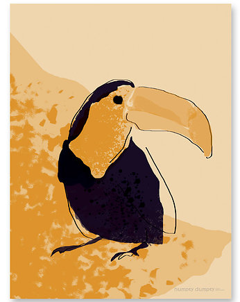 Plakat dziecięcy  Toucan, HUMPTY DUMPTY ROOM DECORATION