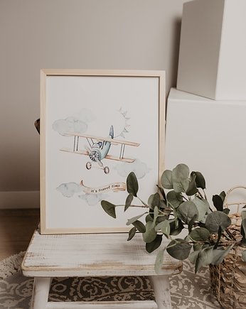 PLAKAT "CZAS PODRÓŻY"  29,7CM X 42CM, KOCYKOMANIA